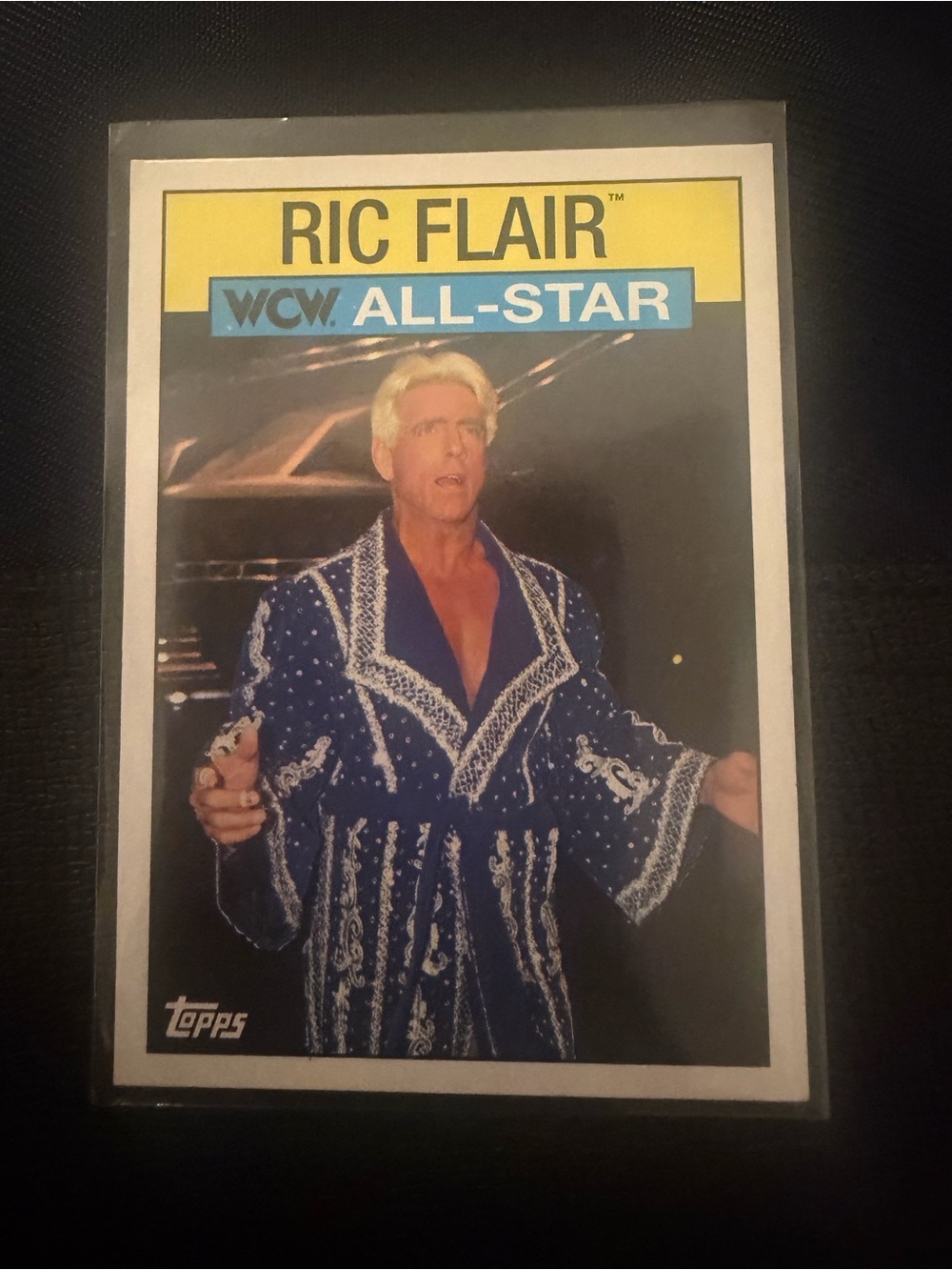 RIC FLAIR WCW All Star Topps Wrestling Trading Card